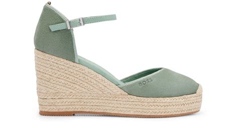 hugo boss women's wedges